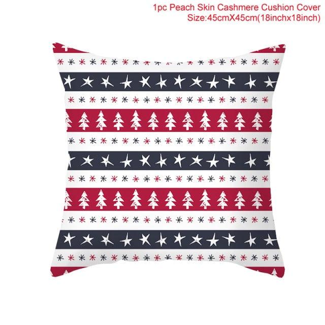 18 × 18 in Christmas Throw Pillow Covers, 42 Designs