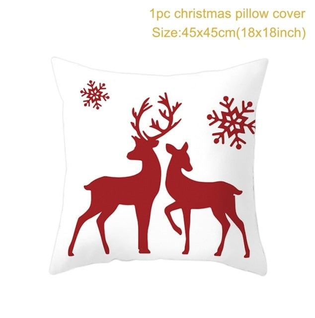 18 × 18 in Christmas Throw Pillow Covers, 42 Designs