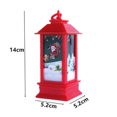 Santa and Snowman Christmas Lantern Lights