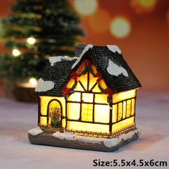 Santa and Snowman Christmas Lantern Lights
