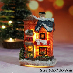 Santa and Snowman Christmas Lantern Lights