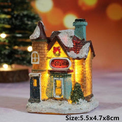 Santa and Snowman Christmas Lantern Lights