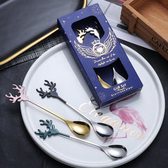 Merry Christmas Deer and Tree Spoon Options