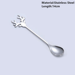 Merry Christmas Deer and Tree Spoon Options