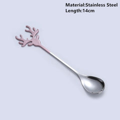 Merry Christmas Deer and Tree Spoon Options
