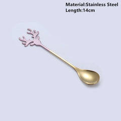 Merry Christmas Deer and Tree Spoon Options