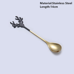 Merry Christmas Deer and Tree Spoon Options