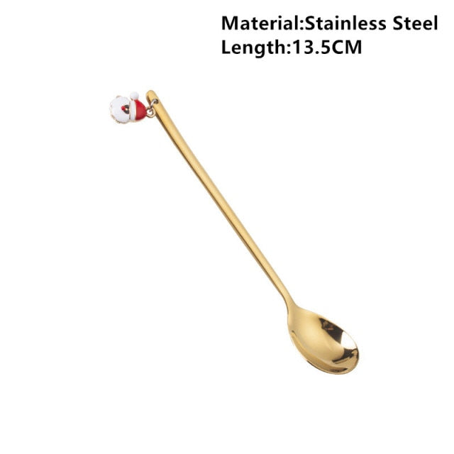 Merry Christmas Deer and Tree Spoon Options