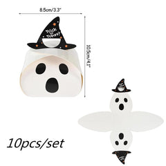 Pumpkin and Ghost Paper Candy Boxes