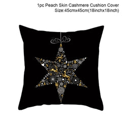 Merry Christmas Colorful Pillow Cover