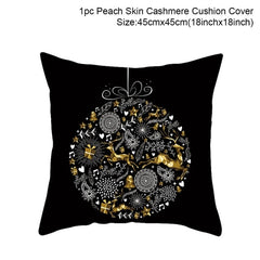 Merry Christmas Colorful Pillow Cover