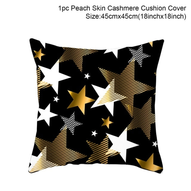 Merry Christmas Colorful Pillow Cover