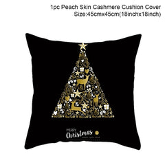Merry Christmas Colorful Pillow Cover