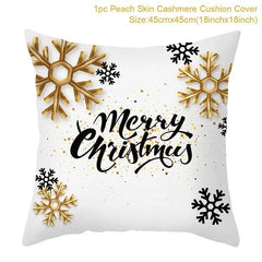 Merry Christmas Colorful Pillow Cover