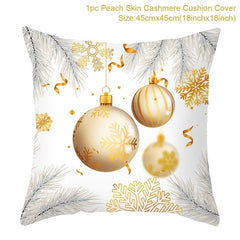 Merry Christmas Colorful Pillow Cover