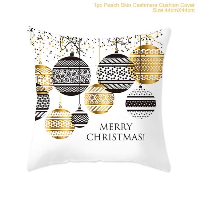 Merry Christmas Colorful Pillow Cover