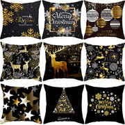 Merry Christmas Colorful Pillow Cover