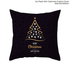 Merry Christmas Colorful Pillow Cover