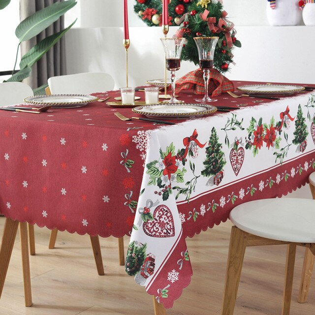 Christmas Print Tablecloth
