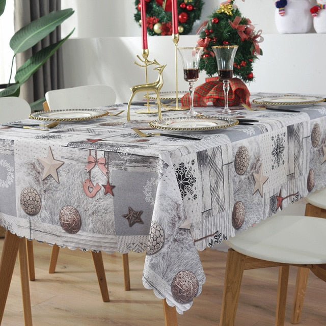 Christmas Print Tablecloth