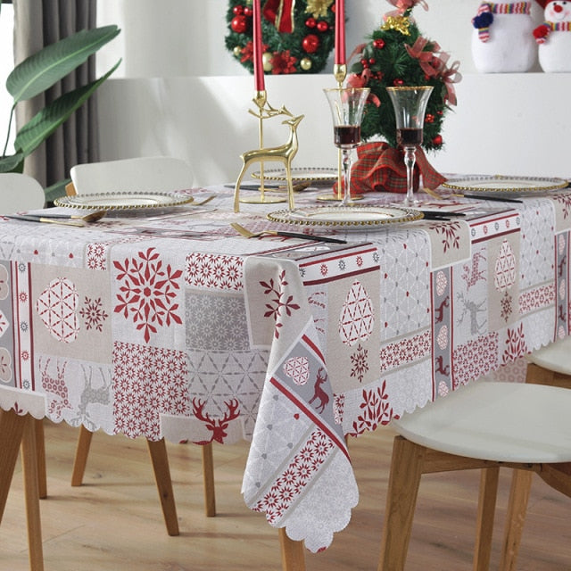 Christmas Print Tablecloth