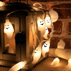 Purple Eyeball Halloween String Lights
