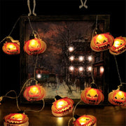Purple Eyeball Halloween String Lights