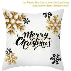 Christmas Themed Colorful Pillow Cover