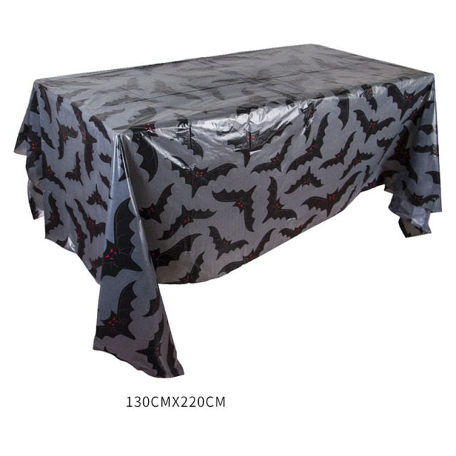 Halloween Tablecloth and Backdrop Decoration Options