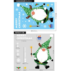 Santa Claus Christmas Window Stickers