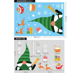 Santa Claus Christmas Window Stickers