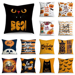 Cartoon Halloween Throw Pillow Covers