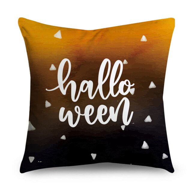 Cartoon Halloween Throw Pillow Covers