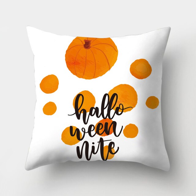 Cartoon Halloween Throw Pillow Covers