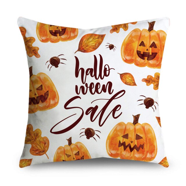 Cartoon Halloween Throw Pillow Covers