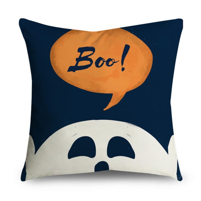 Cartoon Halloween Throw Pillow Covers