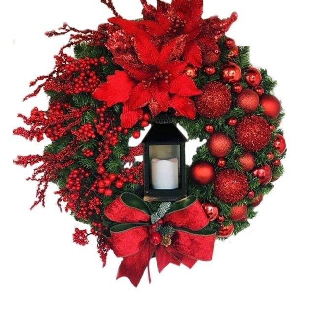 Spruce-Style Christmas Garland and Wreath Options