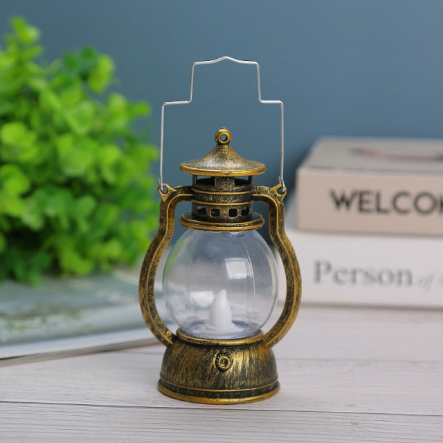 Santa and Snowman Christmas Lantern Ornaments