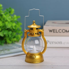 Santa and Snowman Christmas Lantern Ornaments