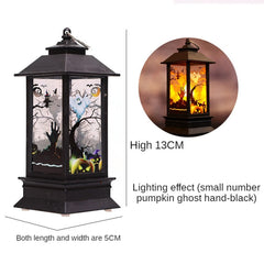 Santa and Snowman Christmas Lantern Ornaments
