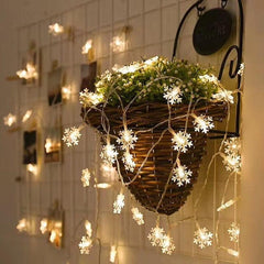 Snowflake LED String Lights, 1.5 to 6 m
