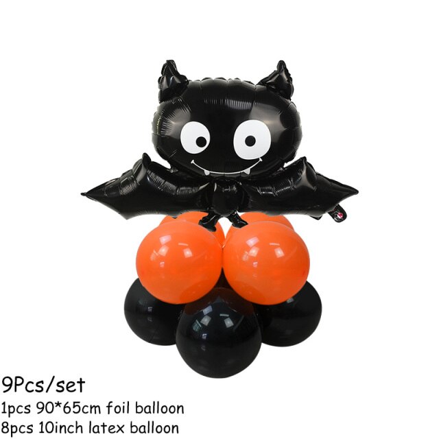Pumpkin, Ghost and Witch Standing Balloon Kit