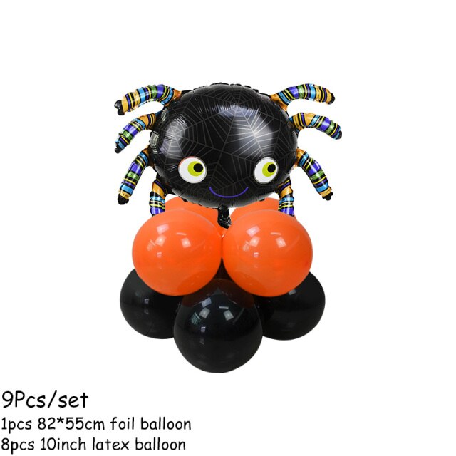 Pumpkin, Ghost and Witch Standing Balloon Kit