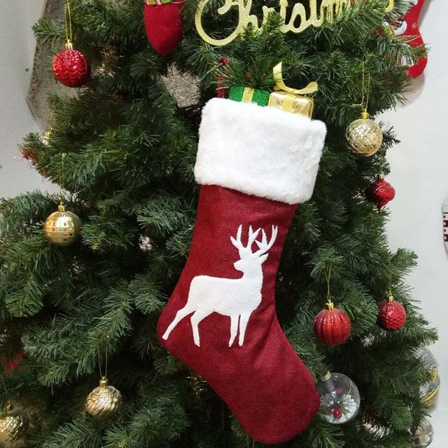 Printed Christmas Stockings, 4 Designs