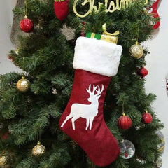 Printed Christmas Stockings, 4 Designs