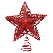 Hollow Glitter Star Christmas Tree Topper