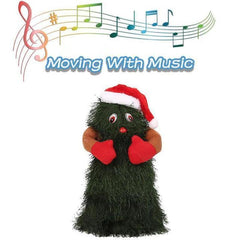 Electric Dancing Christmas Tree Plush Toy