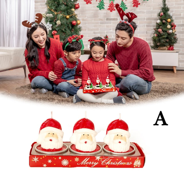 Christmas Tree Pine Cones Paraffin Candles