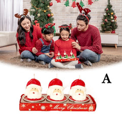 Christmas Tree Pine Cones Paraffin Candles