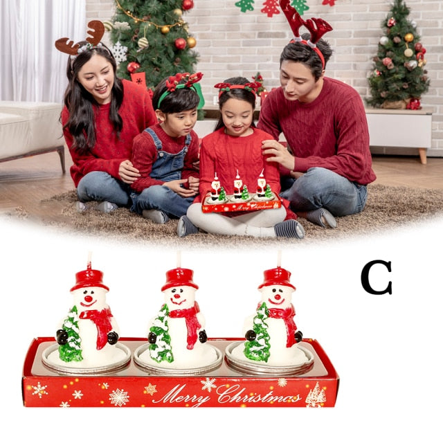 Christmas Tree Pine Cones Paraffin Candles